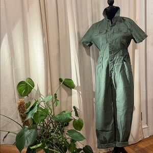 Stylish Olive Green Jumpsuit